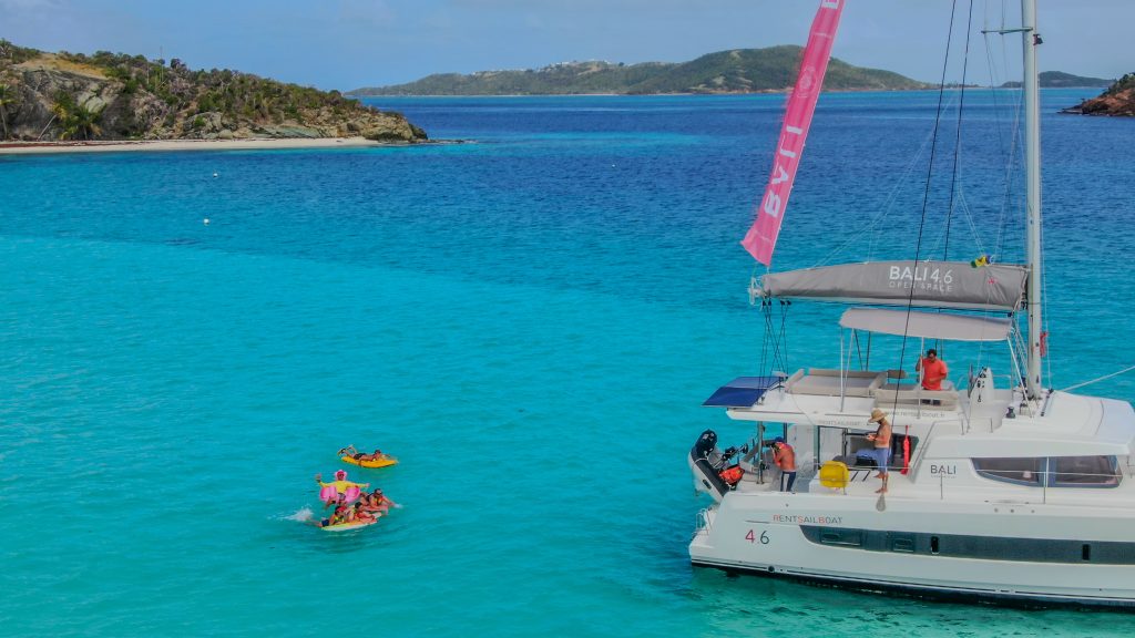croisière en catamaran aux grenadines